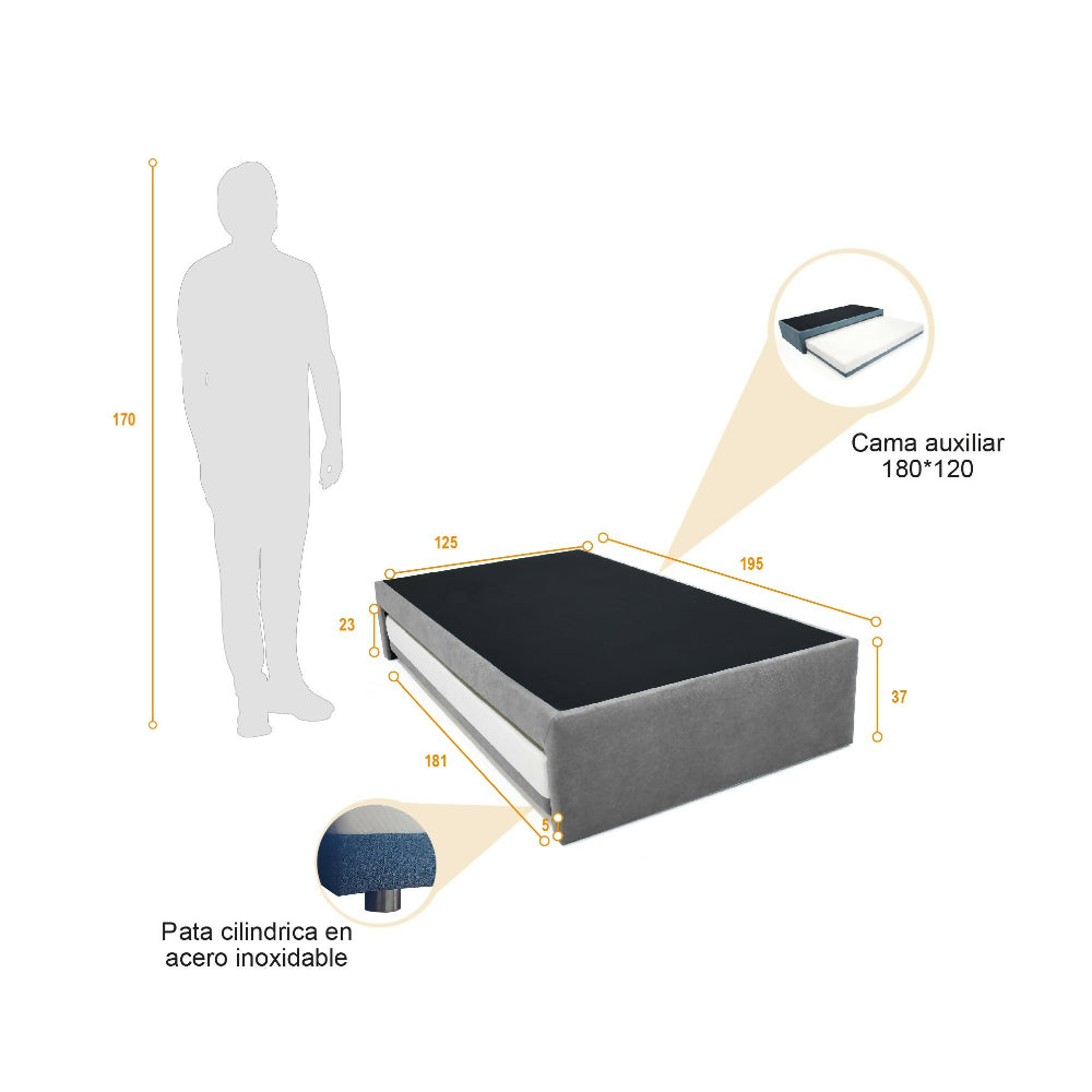 CAMA NIDO- semi doble_cama nido