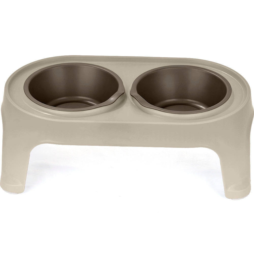 Comedor para Perro Raza Pequeña ,.8LT Mocca