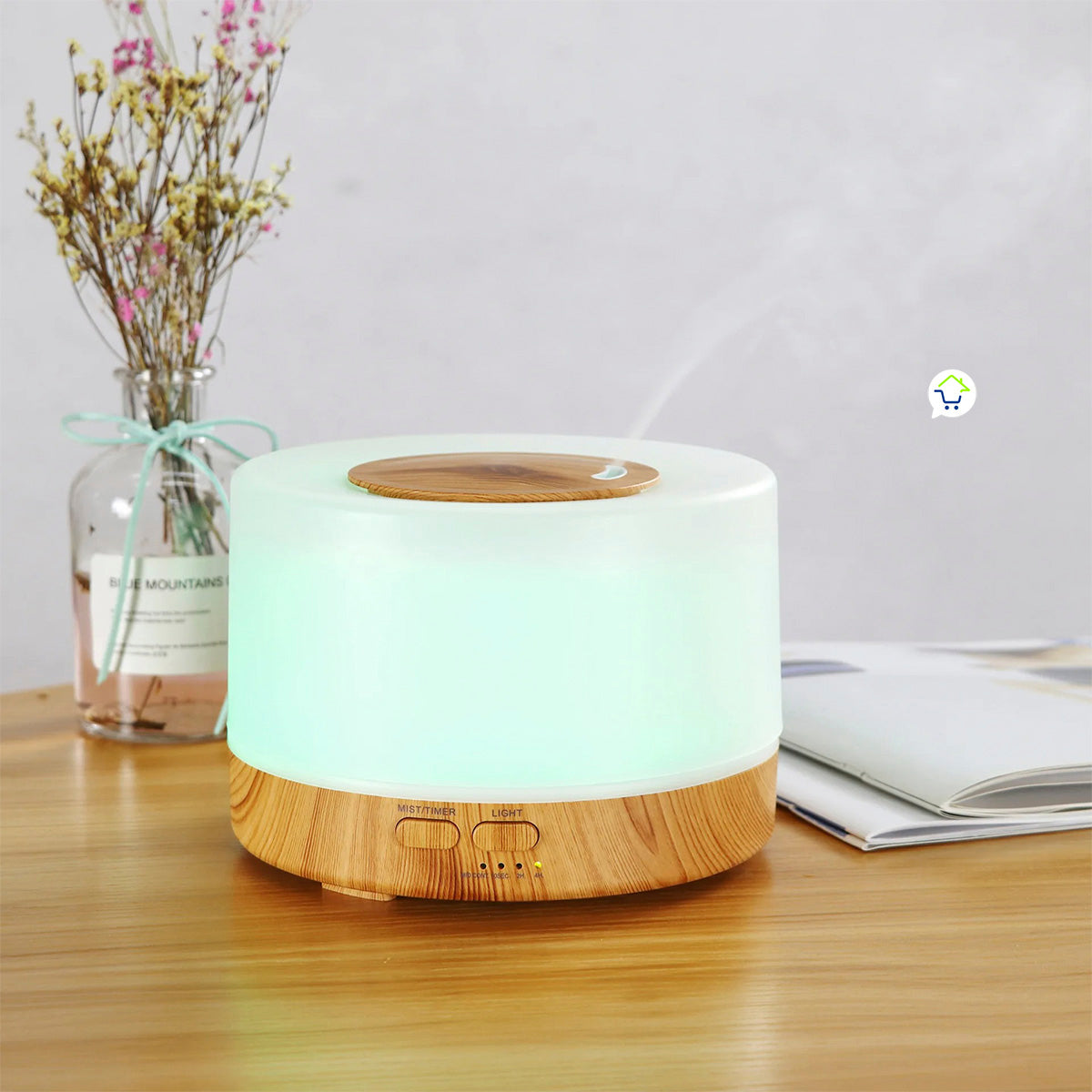 Humidificador LED Difusor Aromas Luminoso Aromaterapia FT910