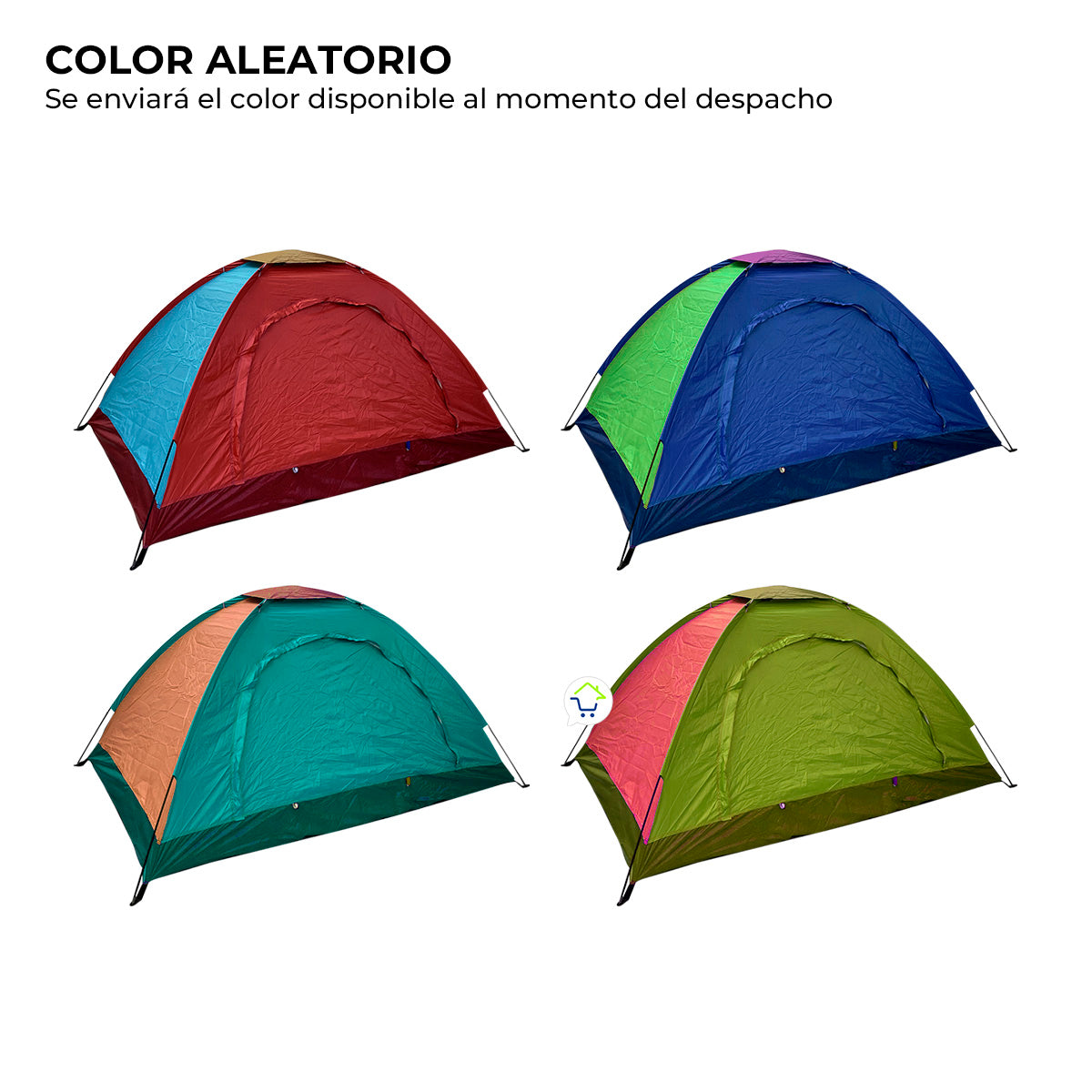 Carpa Camping Armable Semi Impermeable 3 Personas MJ-051