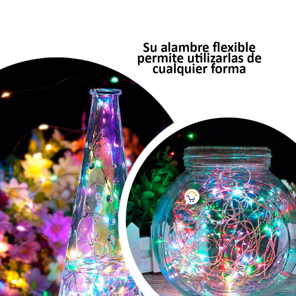 Luces Micro Led Decoración Luz Navidad X 200 AEO50M