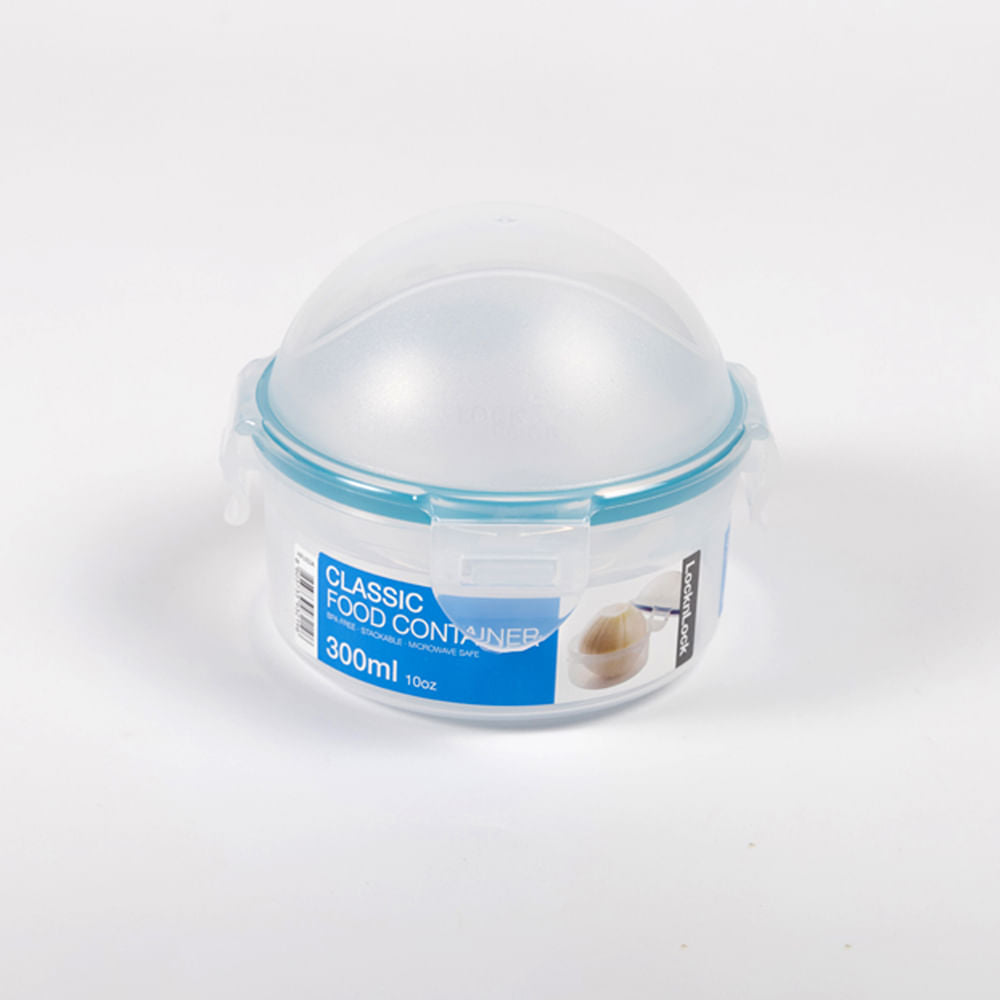 Recipiente Plastico Redondo Para Cebolla 300ml transparente