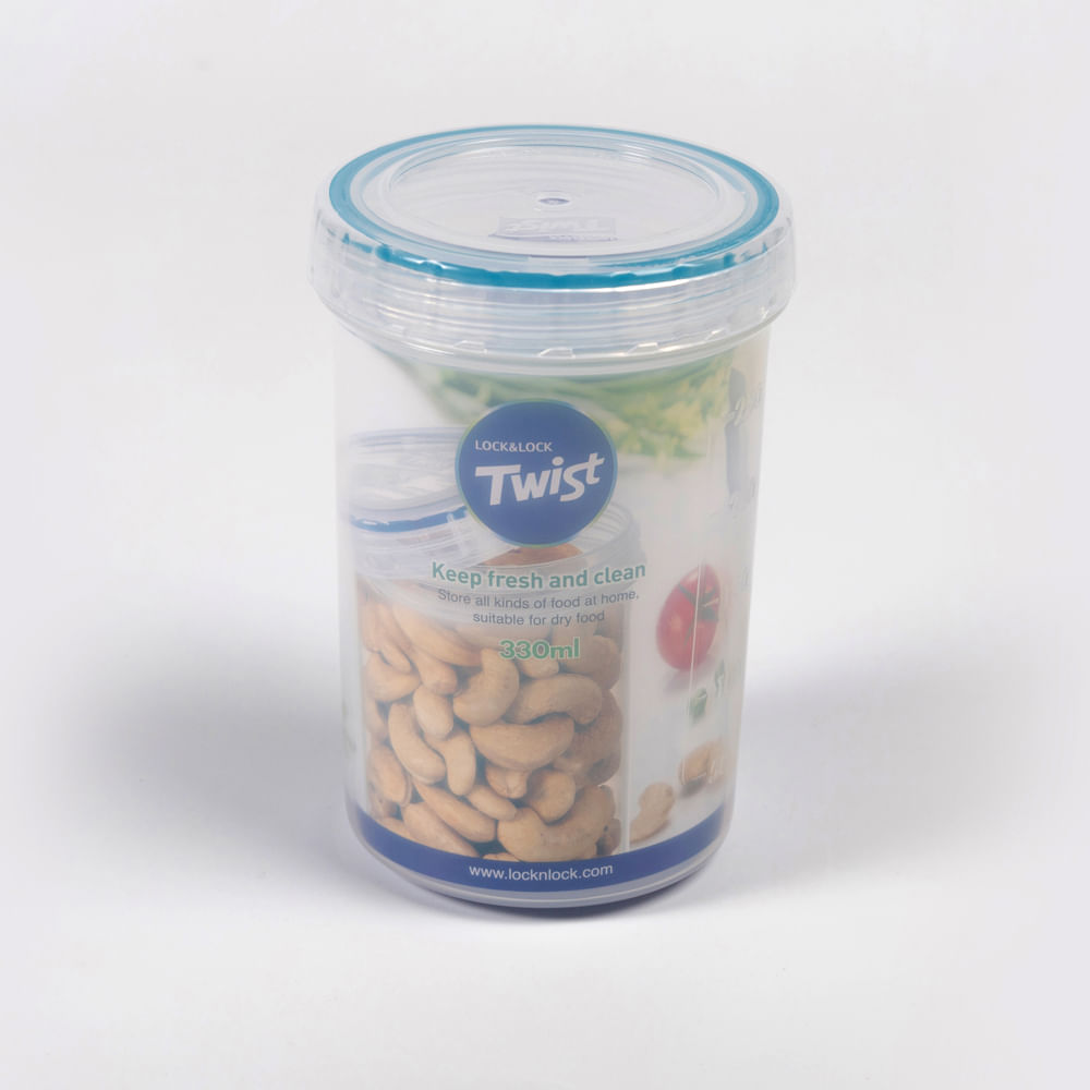 Recipiente Redondo Locknlock Tapa Rosca 330 ml transparente