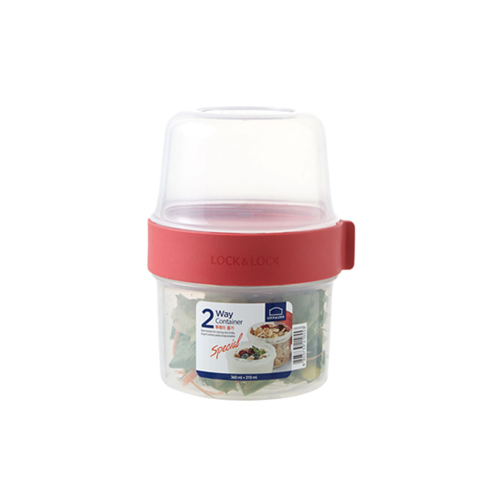 Recipiente Redondo 2 En 1 360Ml 310Ml