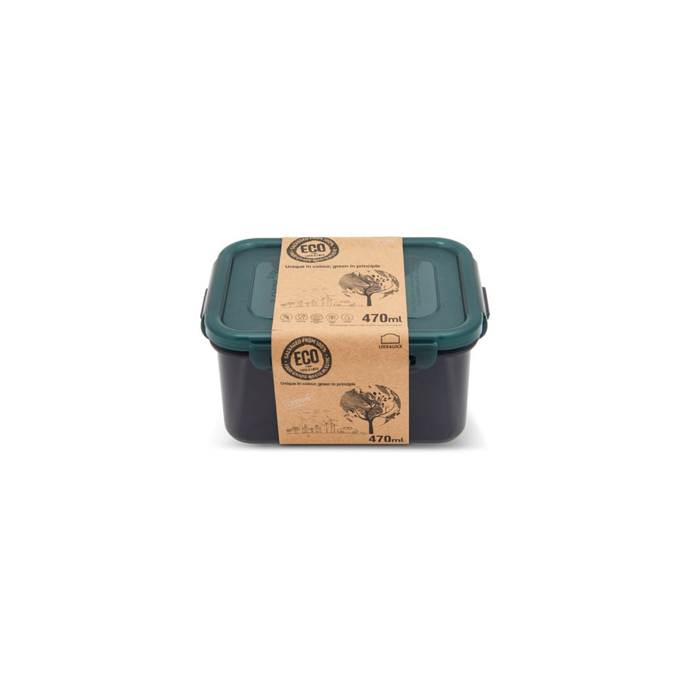 Recipiente Rectangular Eco 470 Ml