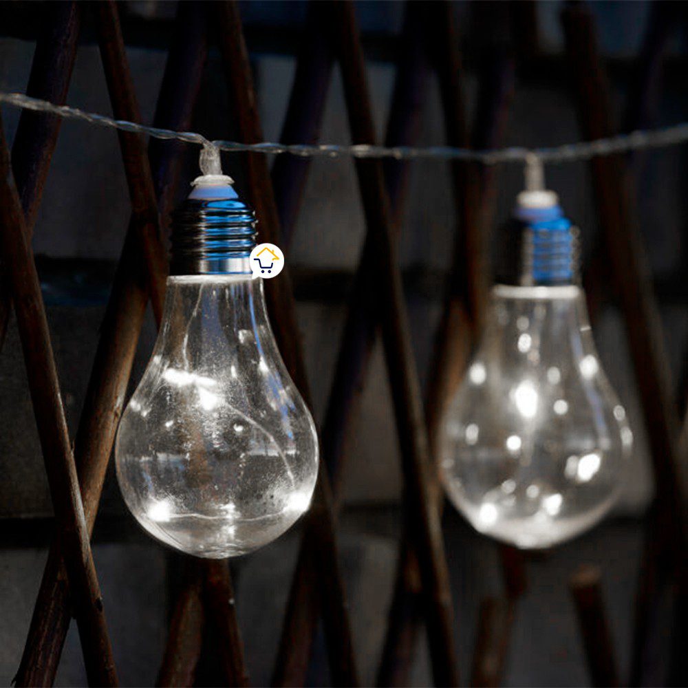 Extensión Bombillos X10 Decoración Navidad Micro Led Luces TX50Q-W