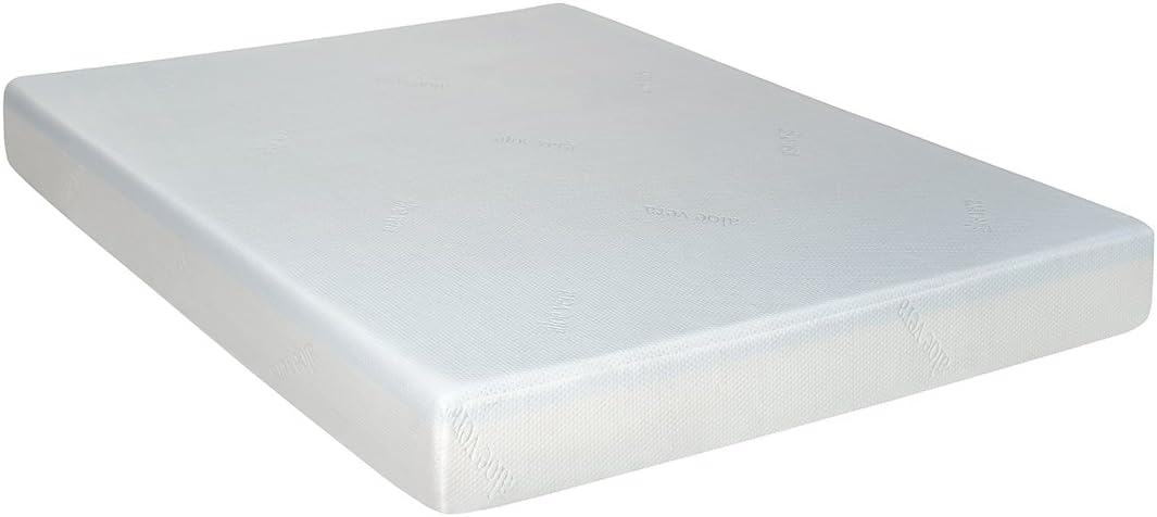 Divine Colchón de espuma viscoelástica de 8 pulgadas, cama individual XL en una