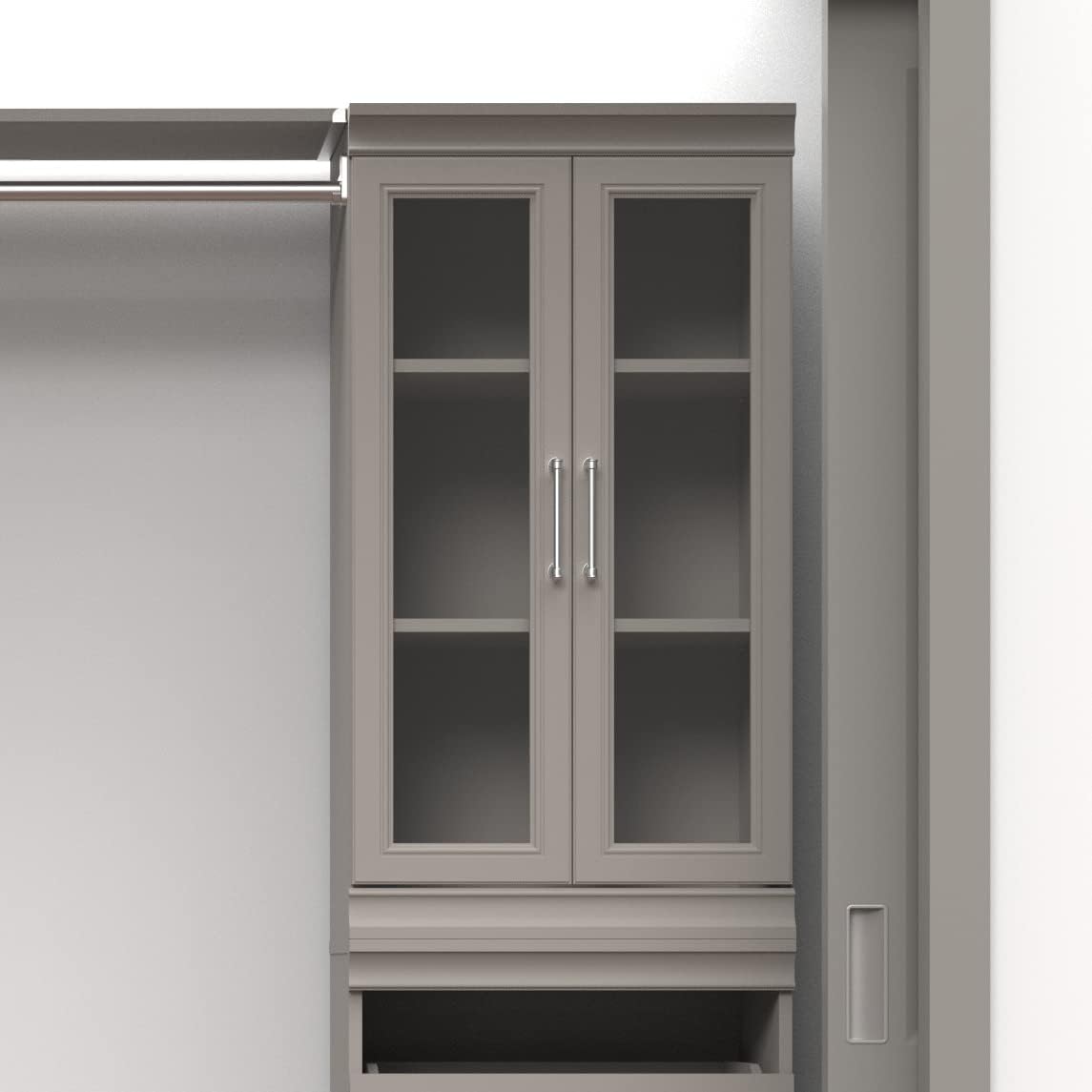 ClosetMaid Juego de pares de almacenamiento modular, 2 puertas de panel de