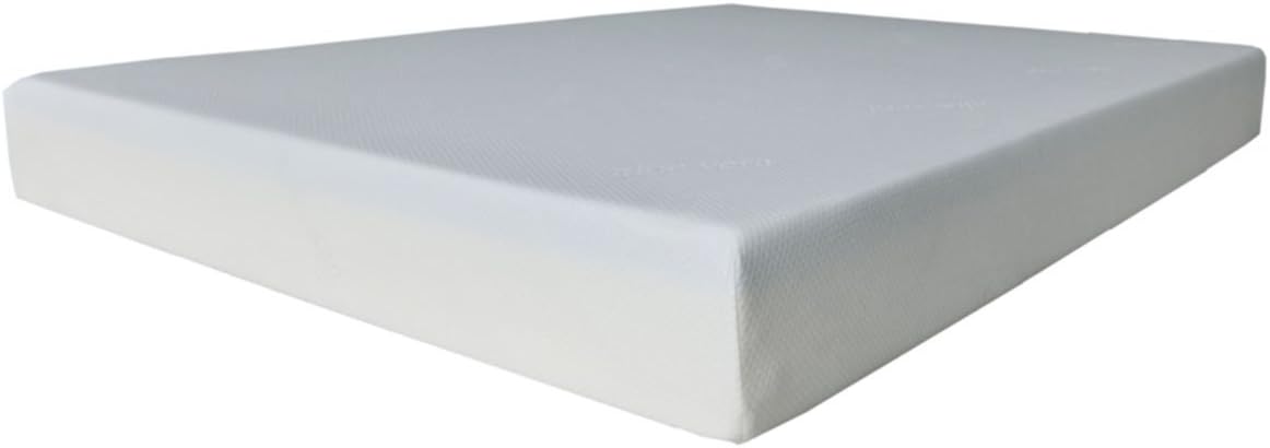 Divine Colchón de espuma viscoelástica de 8 pulgadas, cama individual XL en una