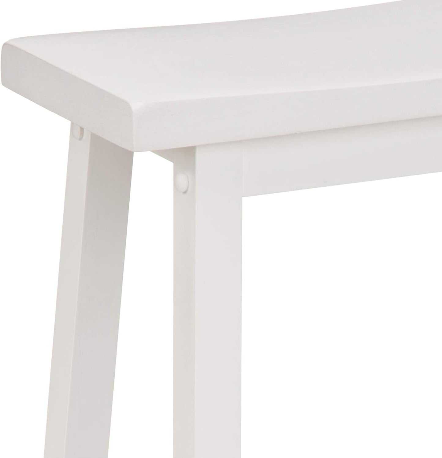Tienda Basics Taburete de madera maciza para encimera de cocina, 29 pulgadas de