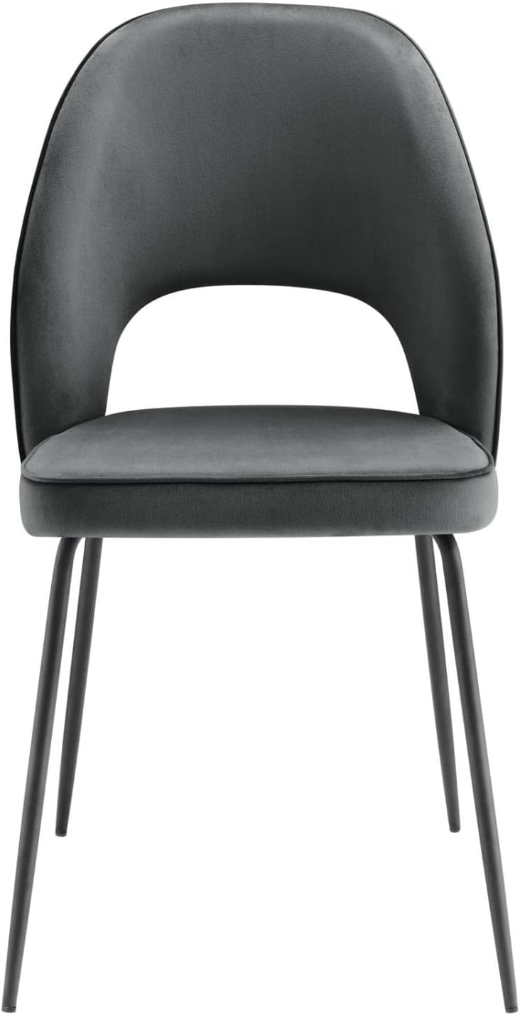 Modway Silla de comedor Nico Performance, color negro y gris