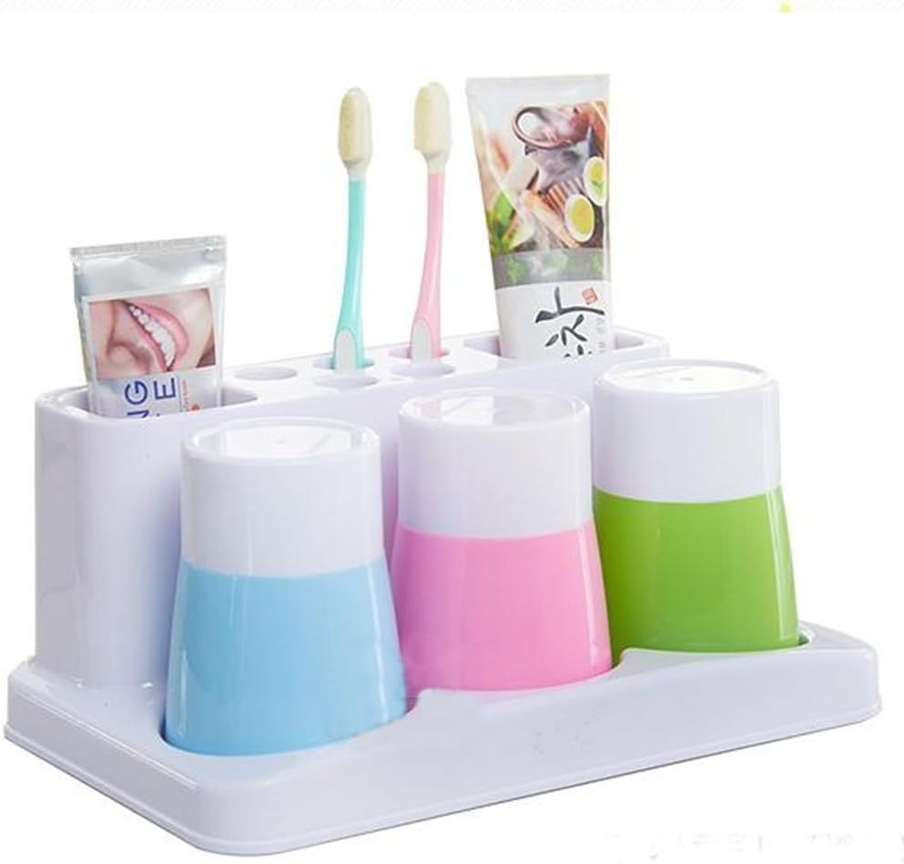 Soporte de pasta dental y cepillo de dientes para organizador de almacenamiento