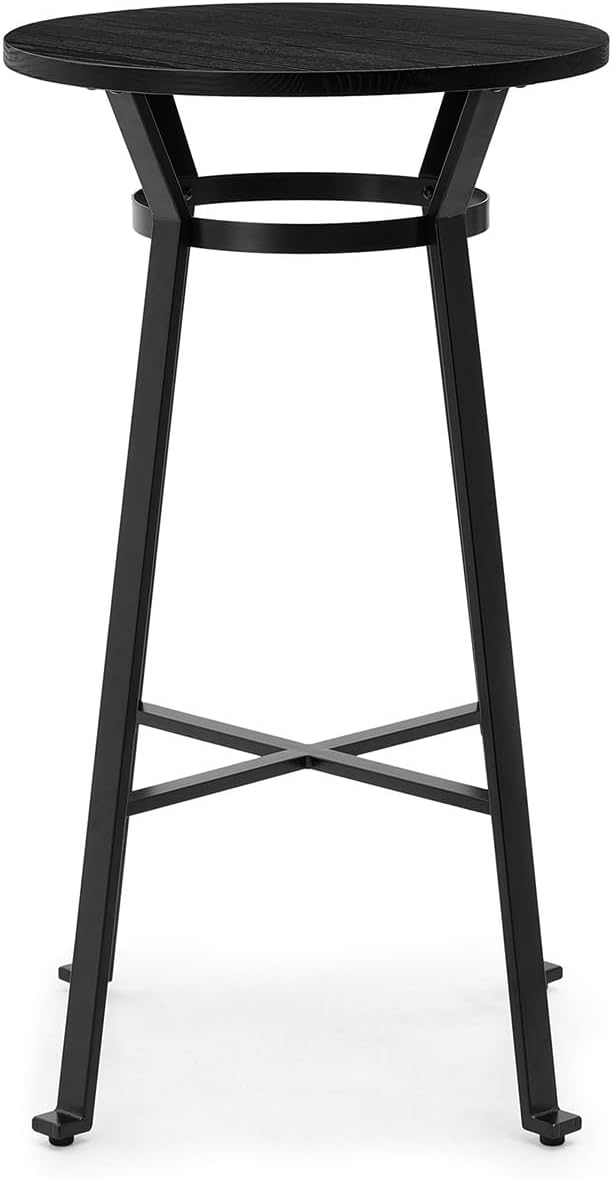 41,25 "H negro de acero redondo de la barra de la tabla con los muebles de
