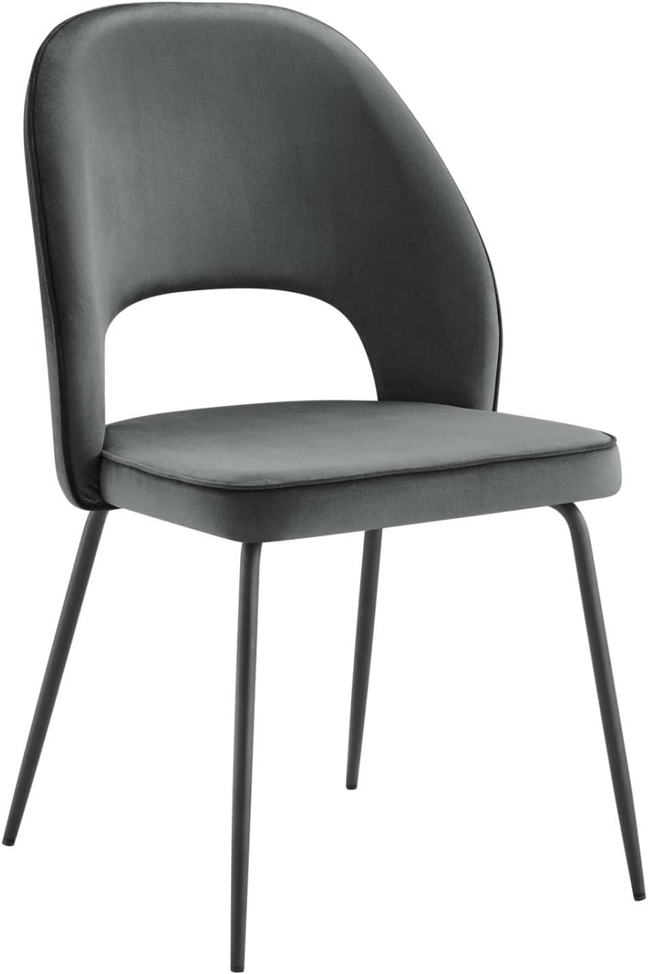 Modway Silla de comedor Nico Performance, color negro y gris