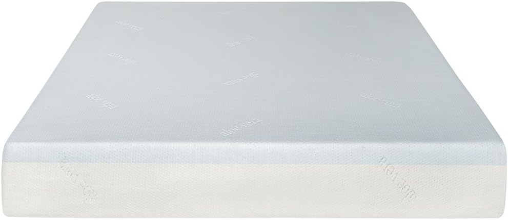 Divine Colchón de espuma viscoelástica de 8 pulgadas, cama individual XL en una