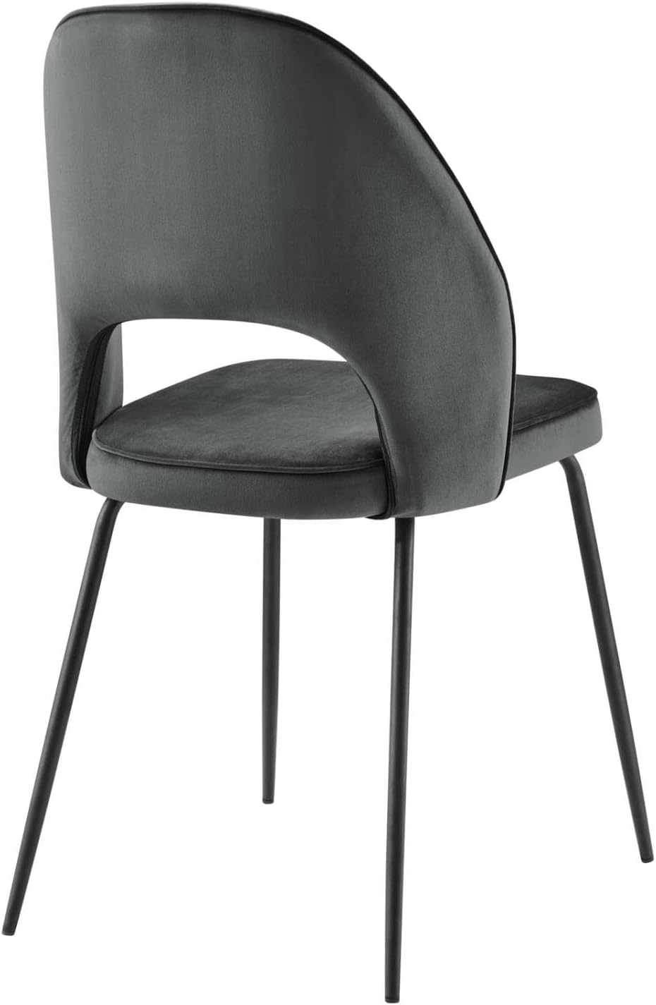 Modway Silla de comedor Nico Performance, color negro y gris