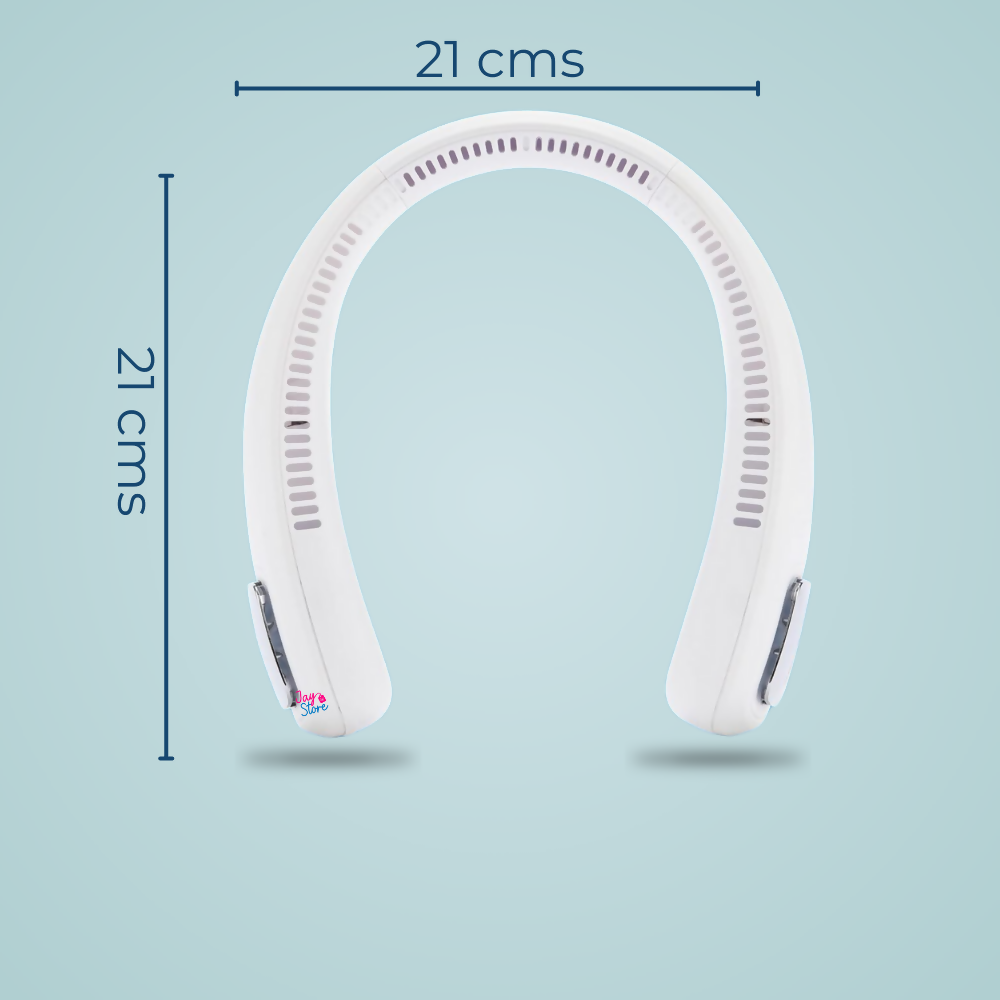 Ventilador De Cuello Portátil Recargable Triple Velocidad