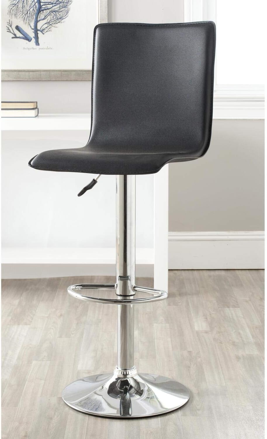 Home Collection Magda Taburete giratorio ajustable de gas de 23.2 a 29.5