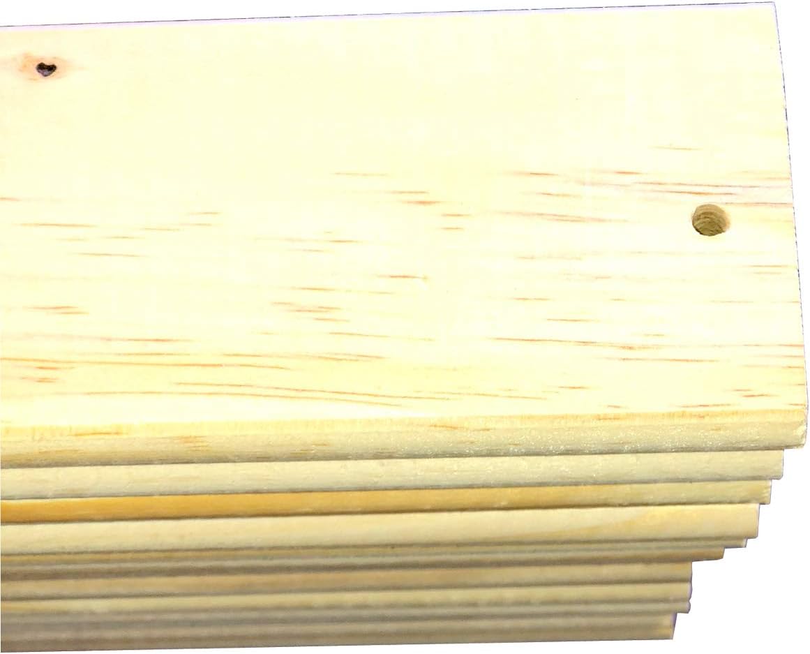 Soporte de colchón de listones de madera de pino macizo, paquete de 13 piezas