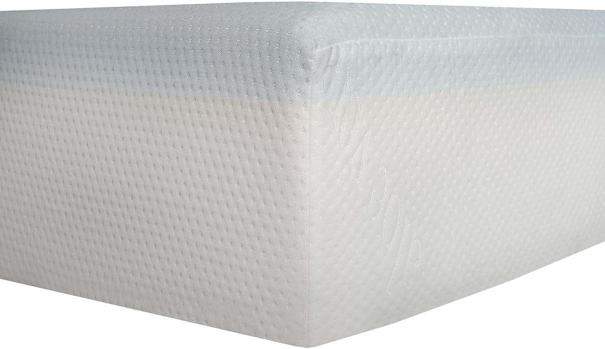 Divine Colchón de espuma viscoelástica de 8 pulgadas, cama individual XL en una