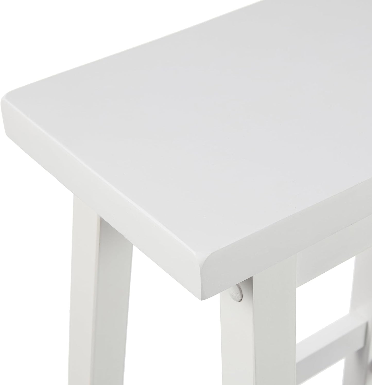 Tienda Basics Taburete de madera maciza para encimera de cocina, 29 pulgadas de