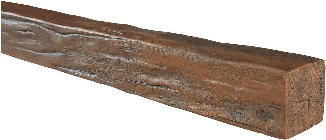 Mantel de chimenea de poliuretano sintético de alta densidad para decoración de