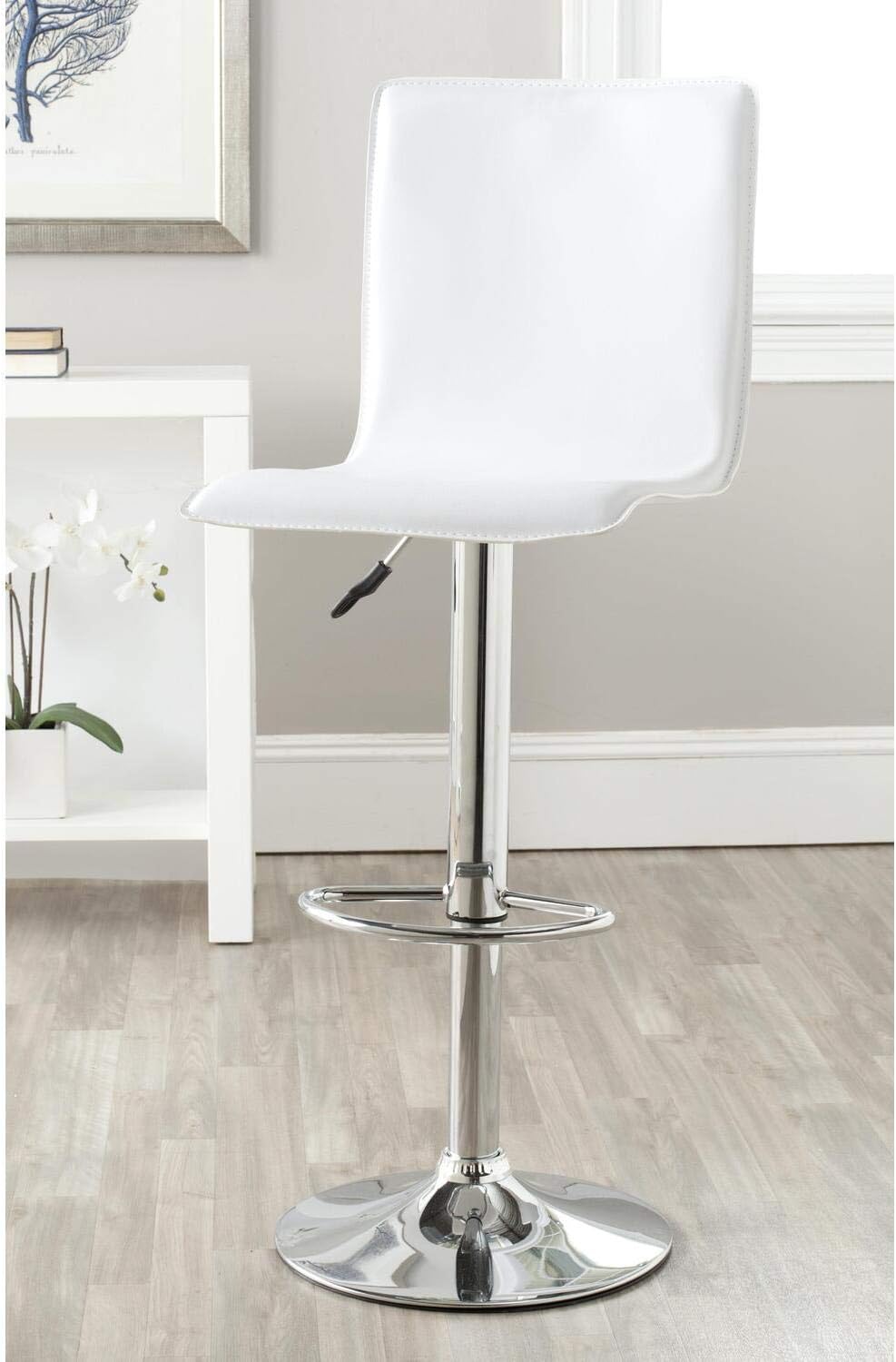 Home Collection Magda Taburete giratorio ajustable de gas de 23.2 a 29.5