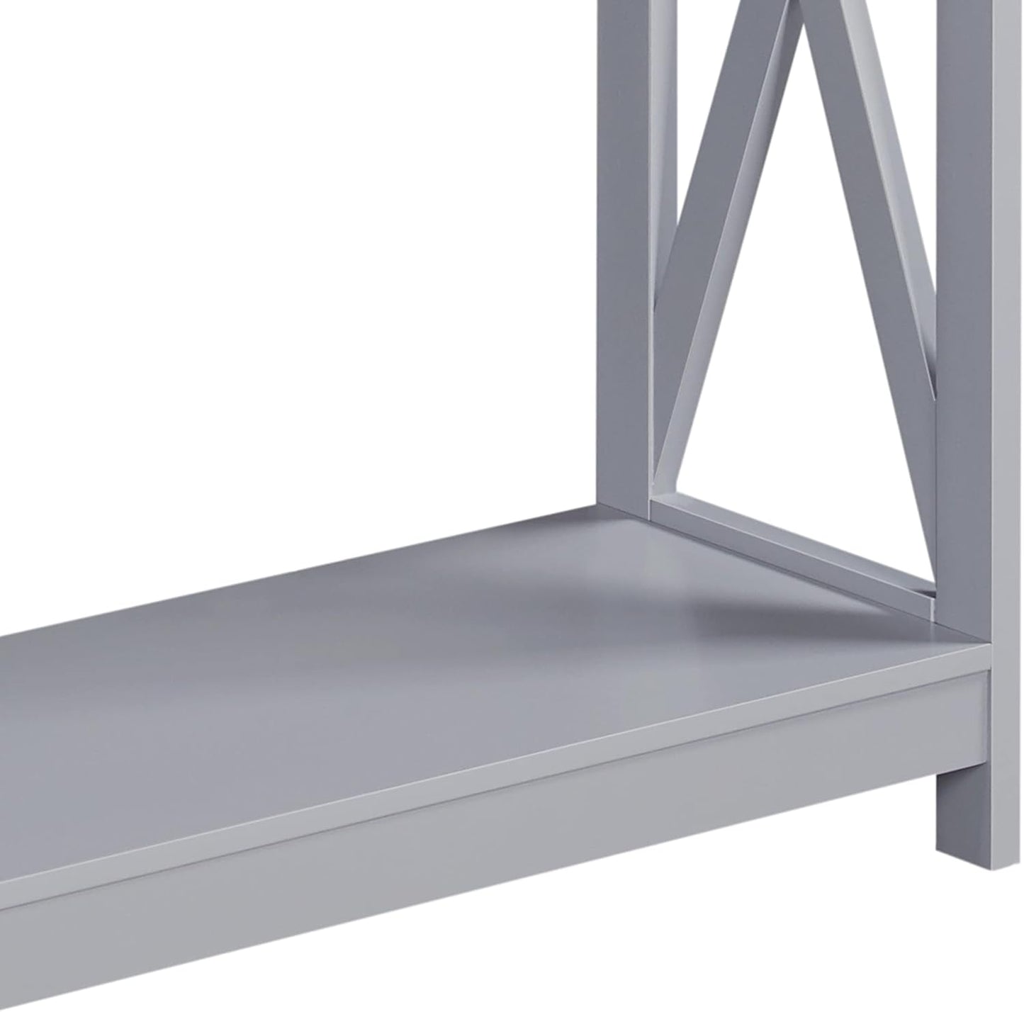 Topeakmart Mesa consola con tomas de corriente y puertos USB, mesa de sofá