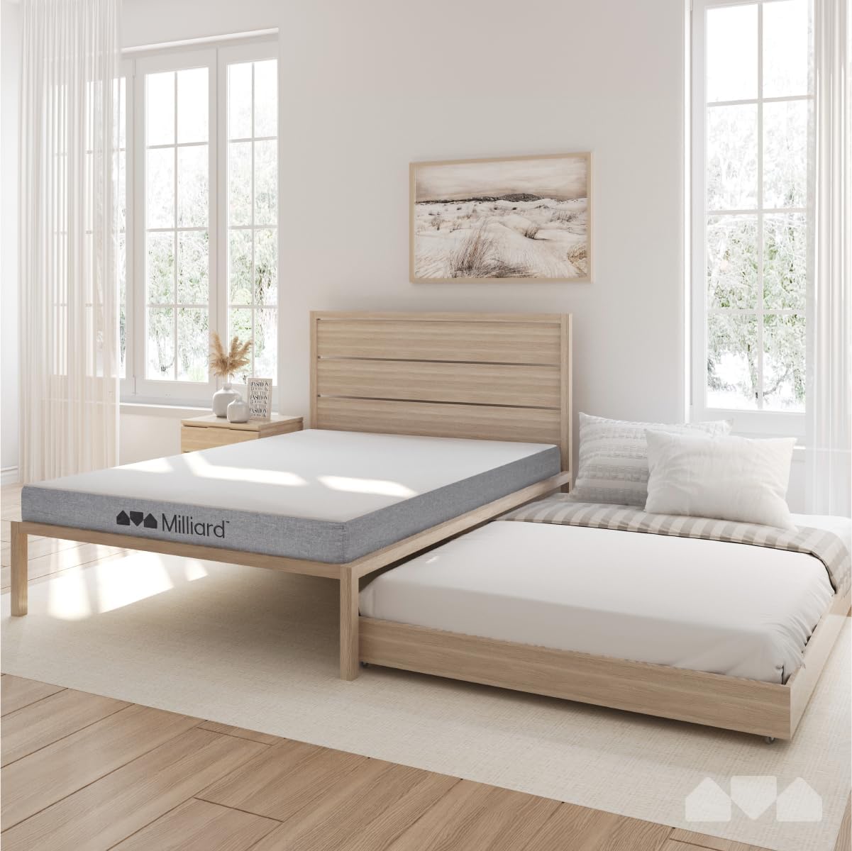 Colchón de espuma viscoelástica de 5 pulgadas para litera, sofá cama, nido o