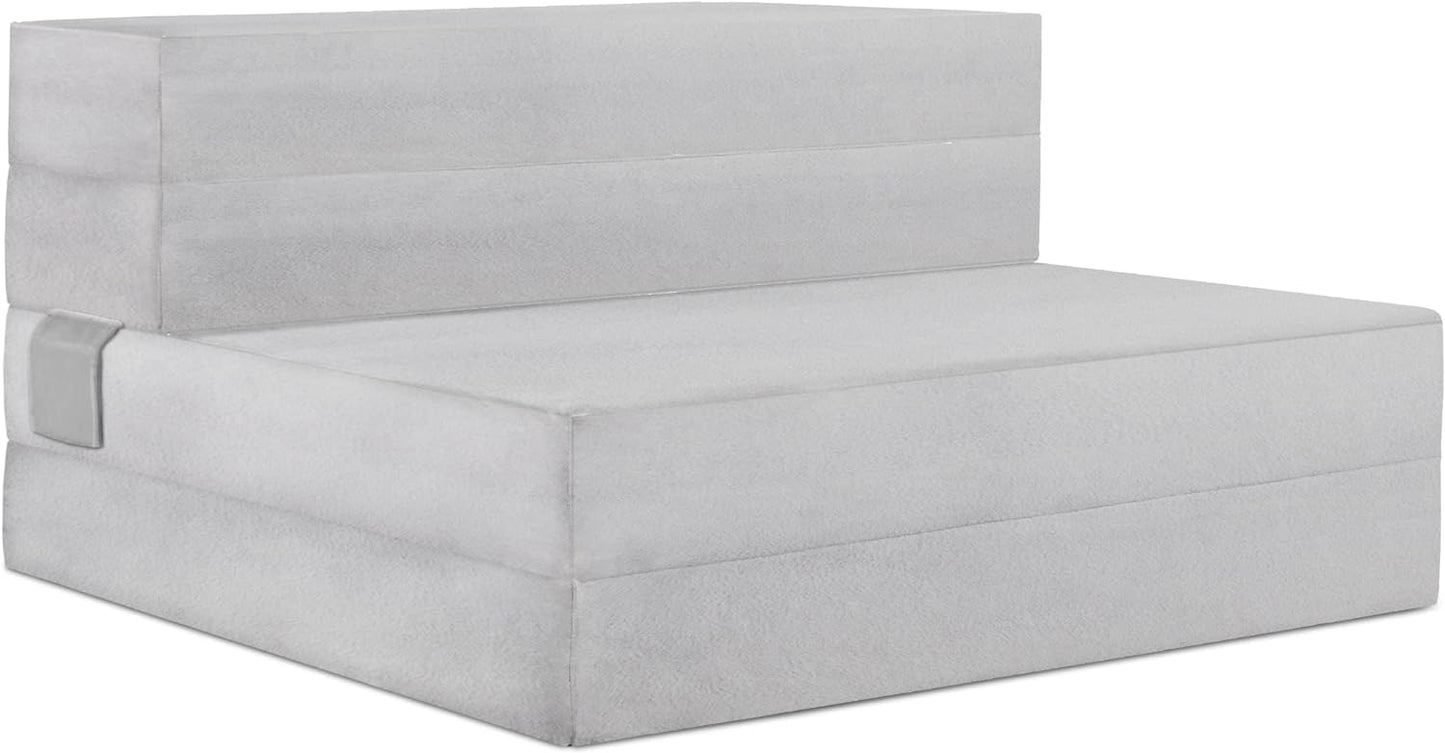 Sofá triple de 4.5 pulgadas + colchón Tamaño individual XL Espuma firme