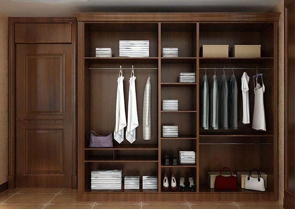 Barra de armario ajustable de 18 a 30 pulgadas, barra colgante de pared para
