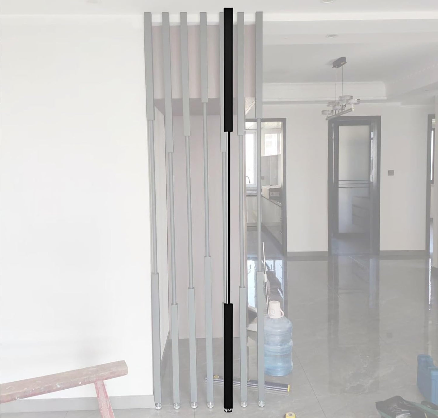 Divder Divder de habitación de metal para decoración de columna, pantalla