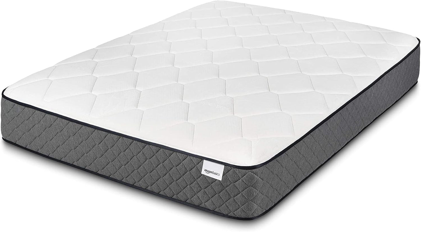 Tienda Basics Colchón híbrido de espuma viscoelástica de gel, resortes de