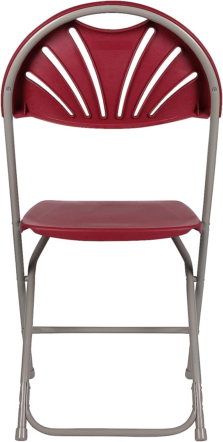 Juego de 8 sillas plegables de plástico para eventos de alta capacidad, con