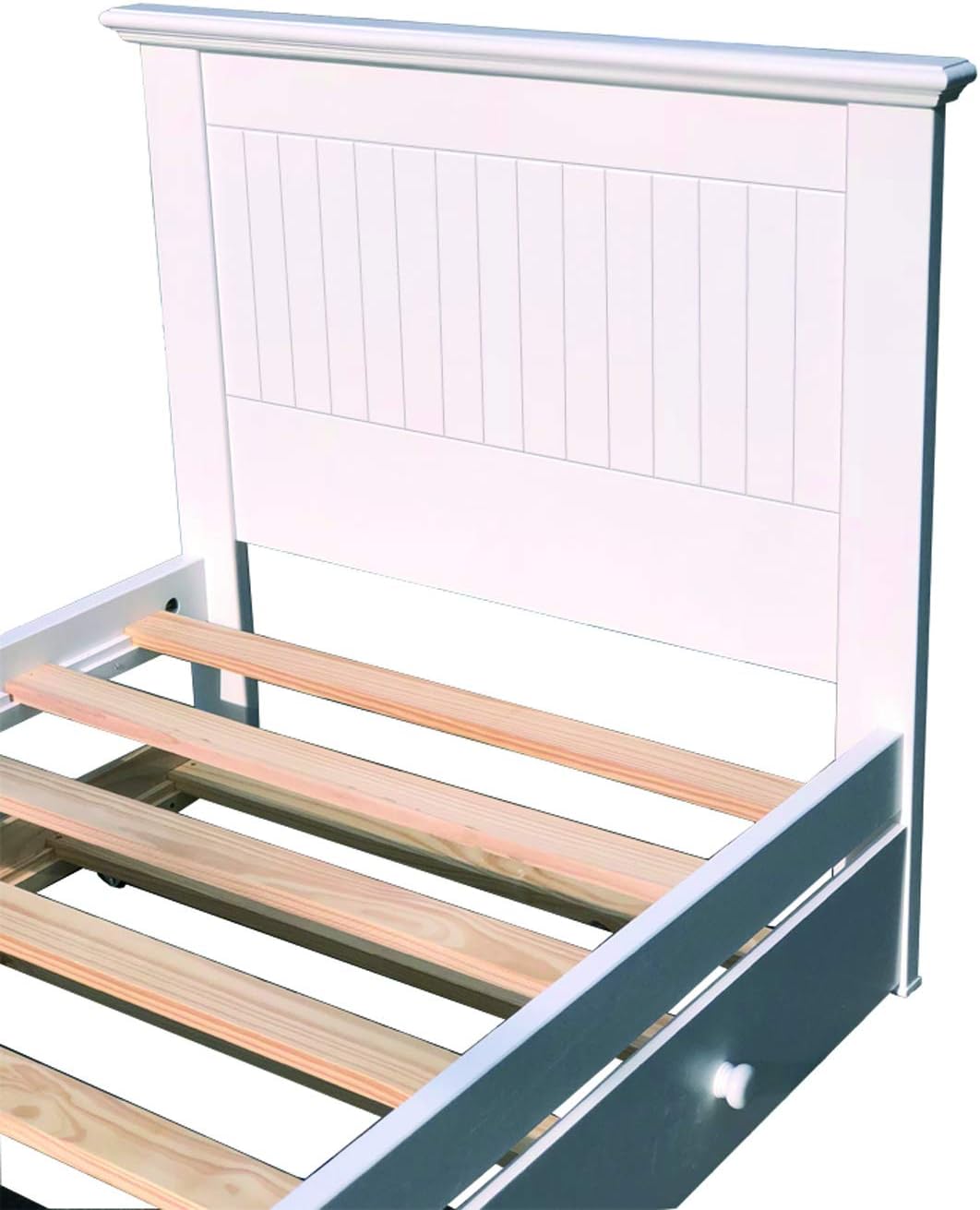Soporte de colchón de listones de madera de pino macizo, paquete de 13 piezas