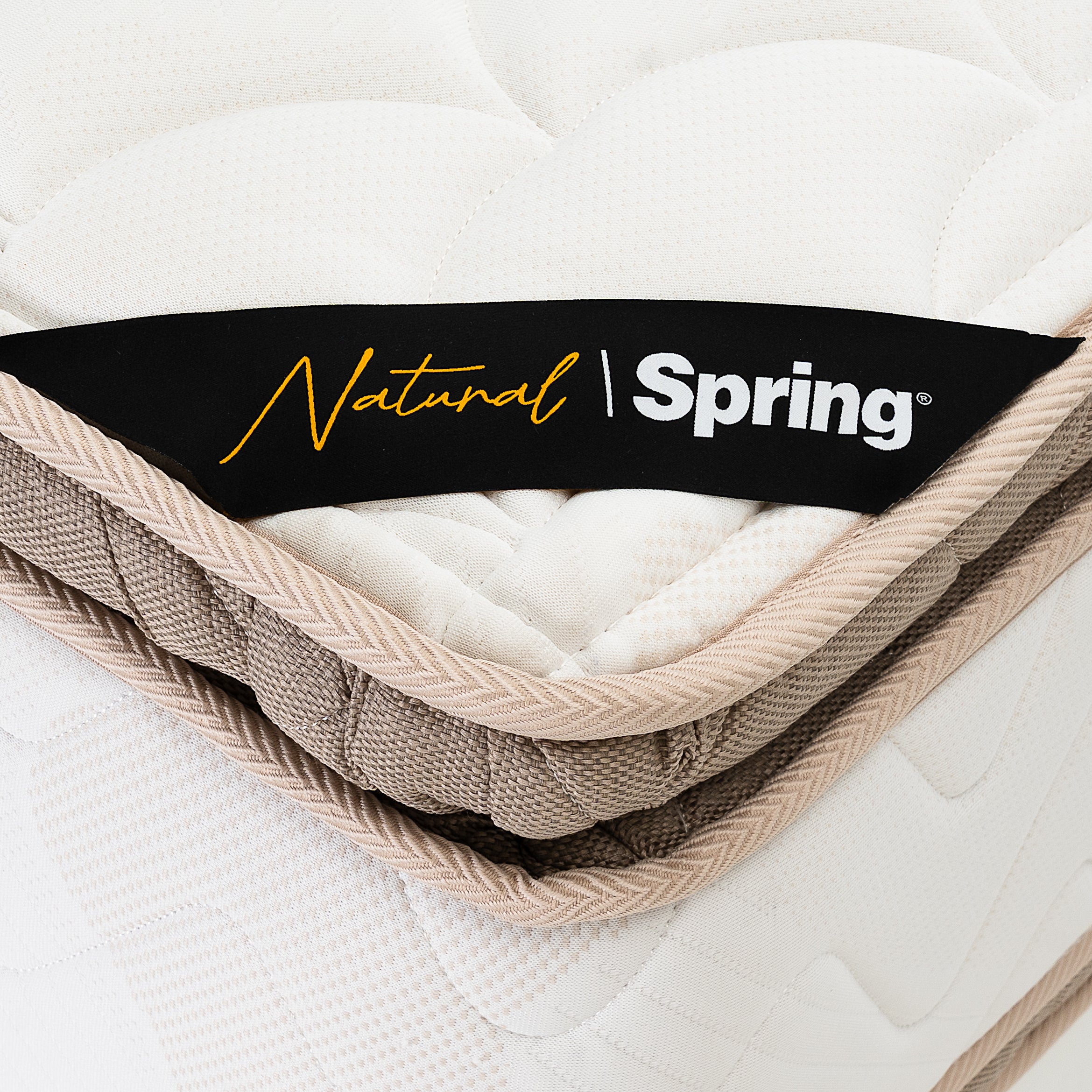 Colchón Spring Zen Natural Queen 160X190 Cm  Gratis Almohadas Siliconadas