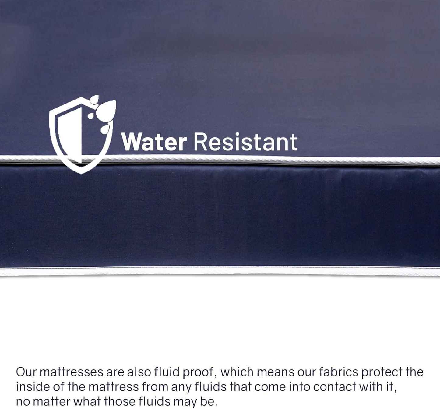 Colchón de espuma de vinilo resistente al agua de 57810 pulgadas, fácil de