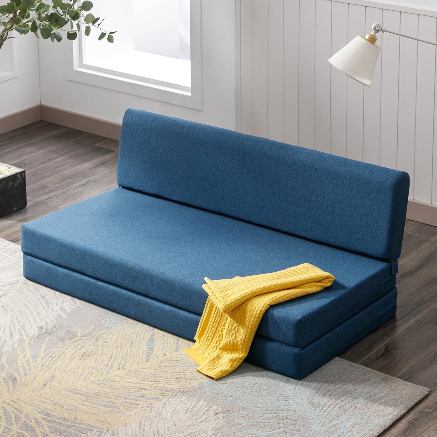 Sofá cama plegable, sofá cama plegable, cama de invitados, colchón de espuma