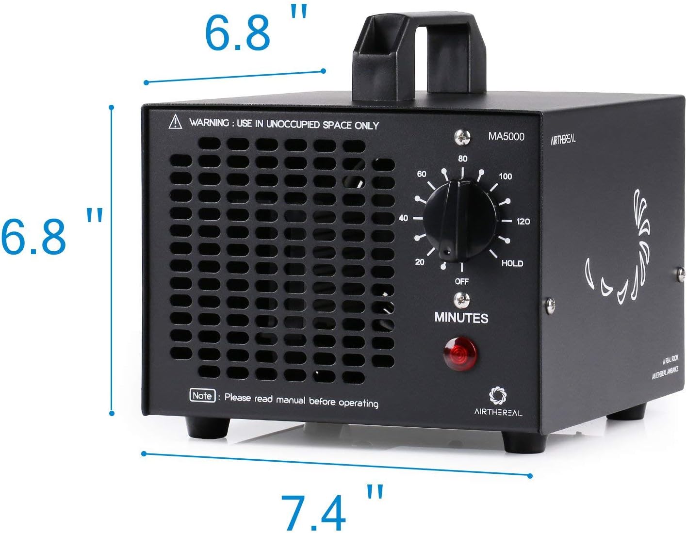 MA5000 Generador comercial de ozono 5000mgh Máquina O3 Ionizadores de aire para