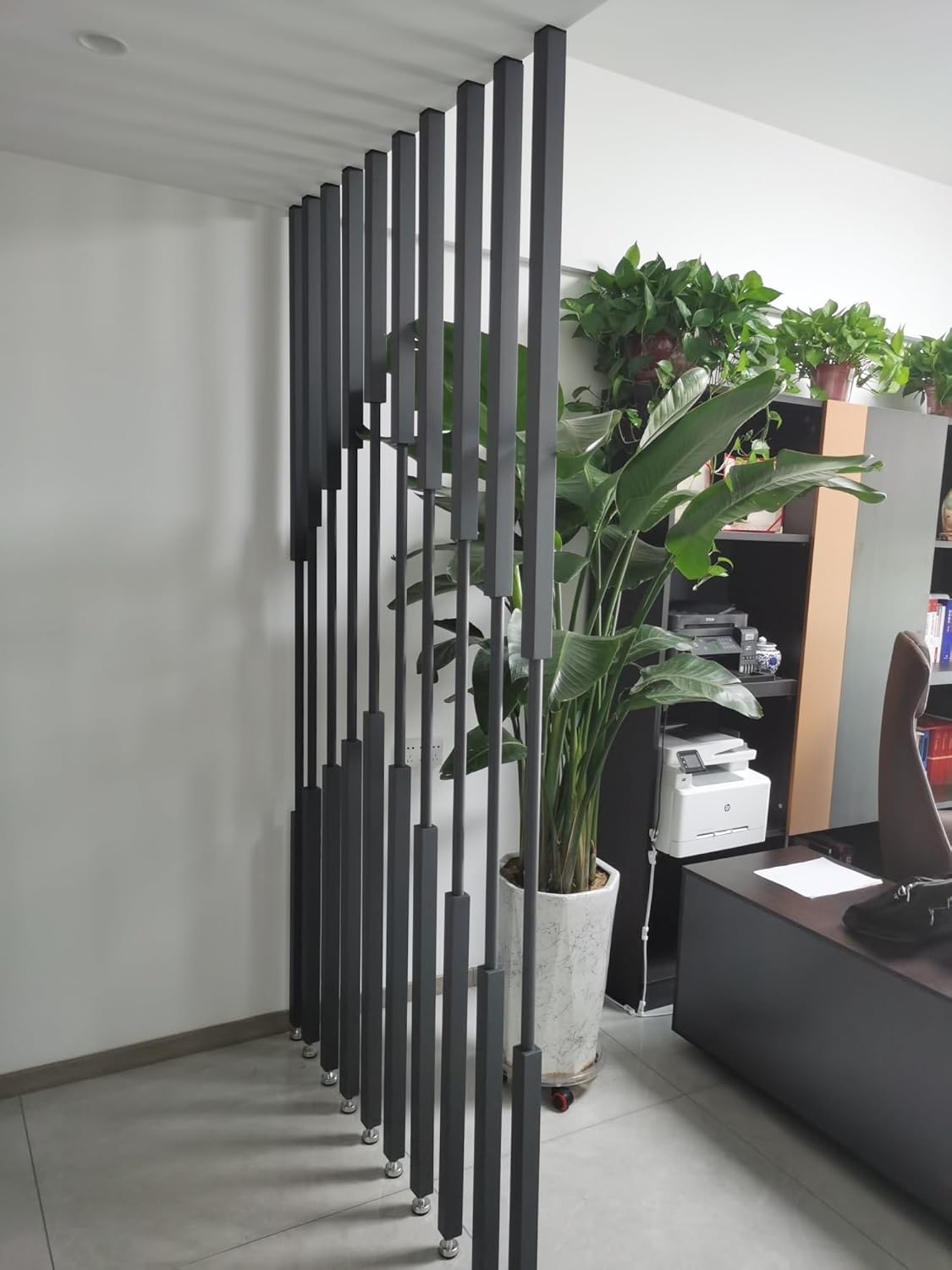 Divder Divder de habitación de metal para decoración de columna, pantalla