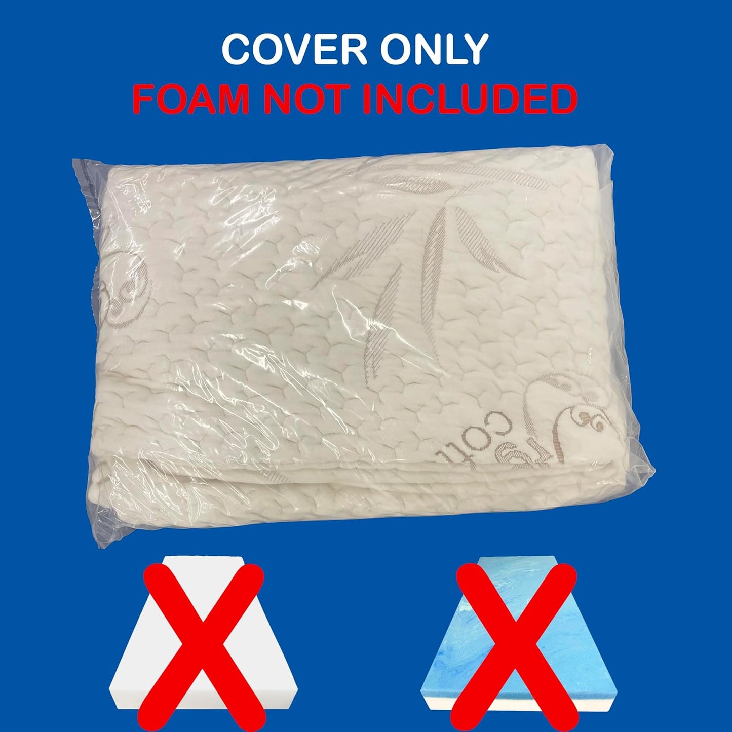 Funda de colchón de 9 x 42 x 80 pulgadas, suave, ajustada, con cremallera,