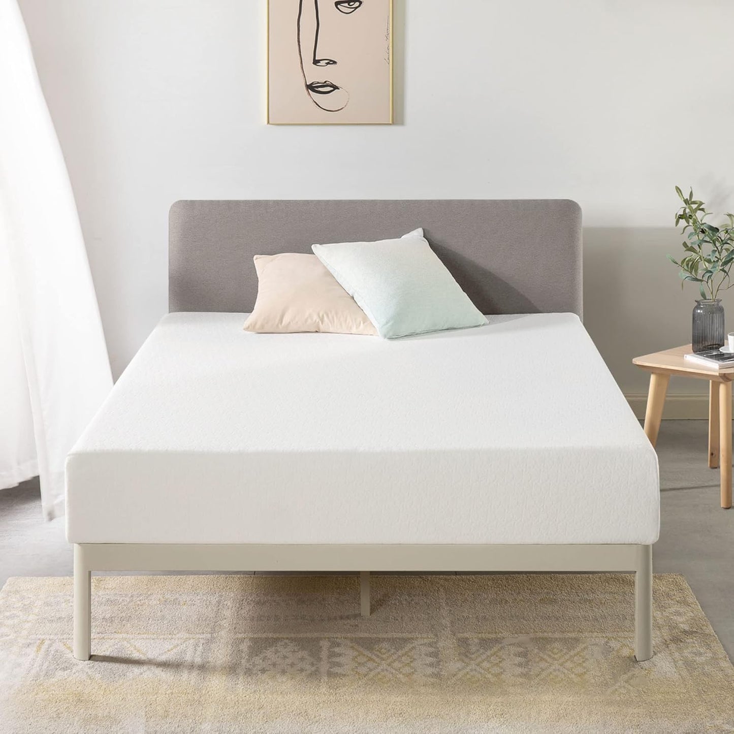 Best Price Mattress Colchón individual de 10 pulgadas en una caja, espuma