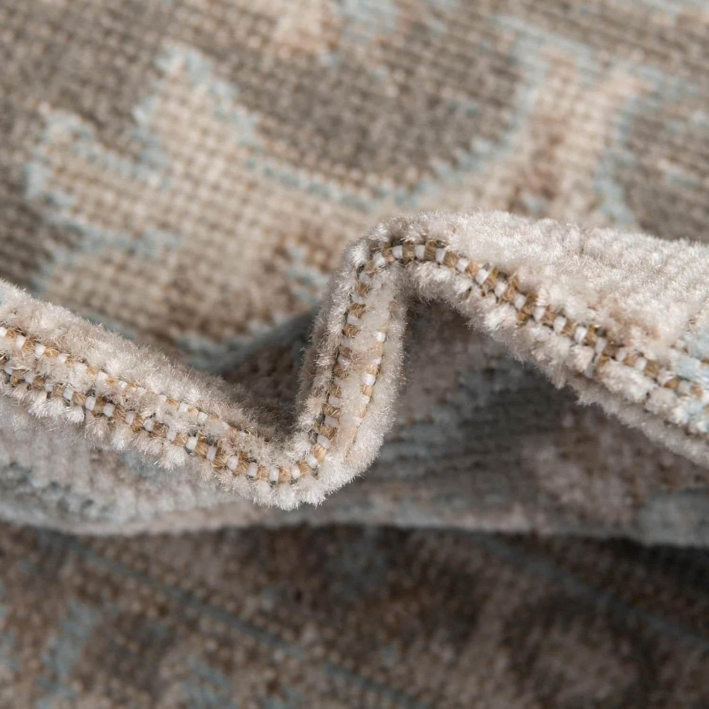 Whitney Collection Alfombra Milano (2 pies x 6 pies 1 pulgada, gris nubemarfil)
