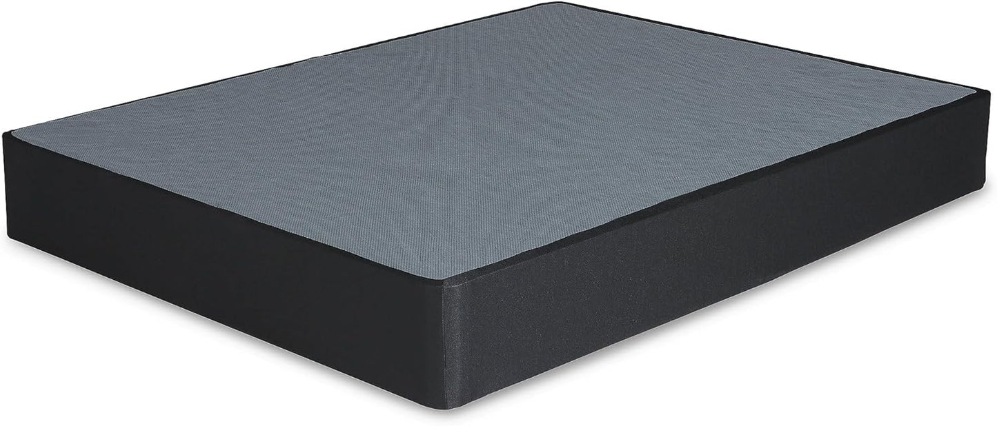 Signature Design by Somier de colchón de 10 pulgadas con base de metal, King,