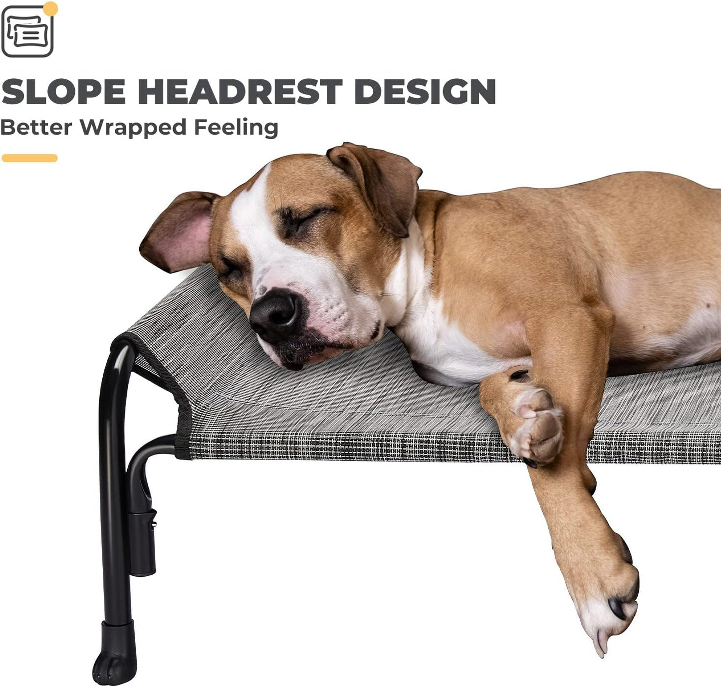 CWC2204 Cama elevada para perros grandes, cama elevada para mascotas con
