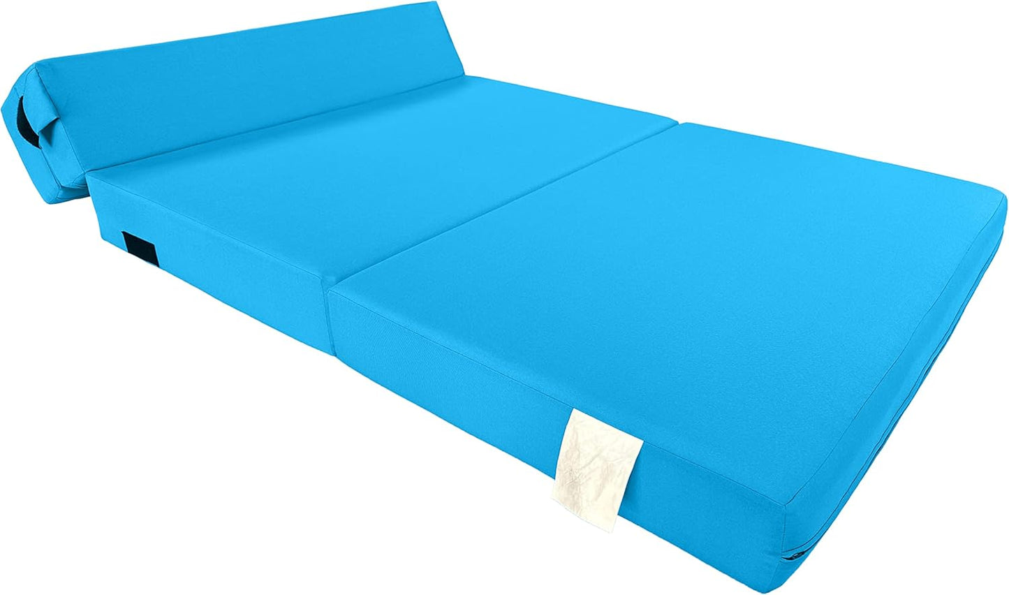 Colchón plegable portátil, camas de invitados de estudio, colchones de
