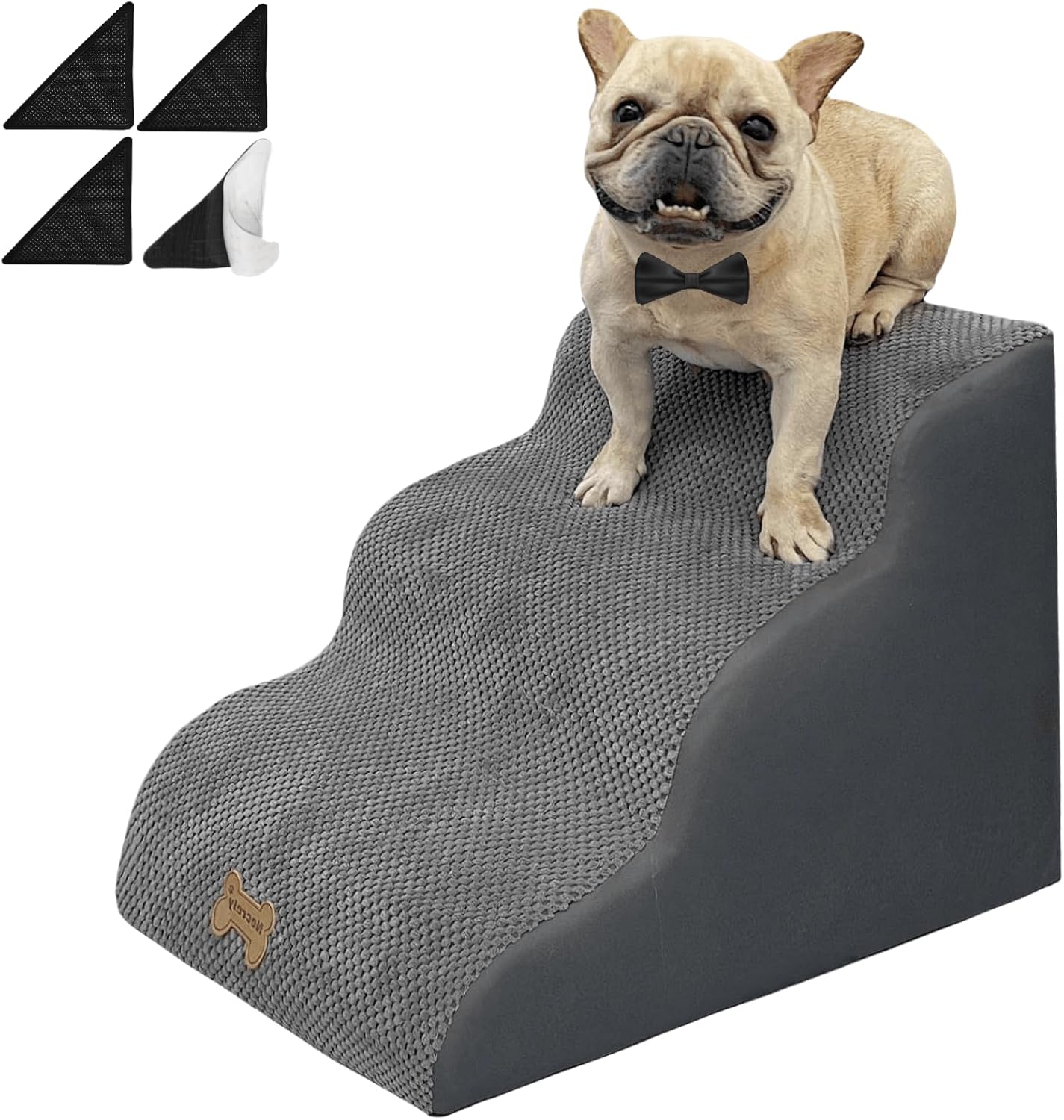 Escaleras para perros a camas altas, 3 escalones para perros pequeños y grandes