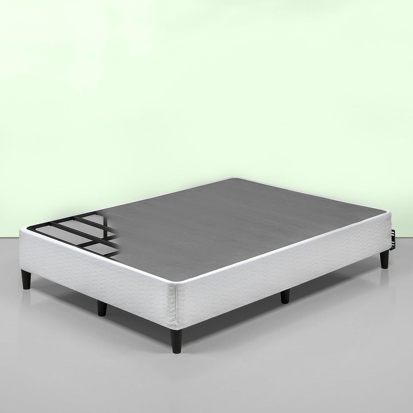 Zinus Base de colchón con resorte para cama individual, Acero