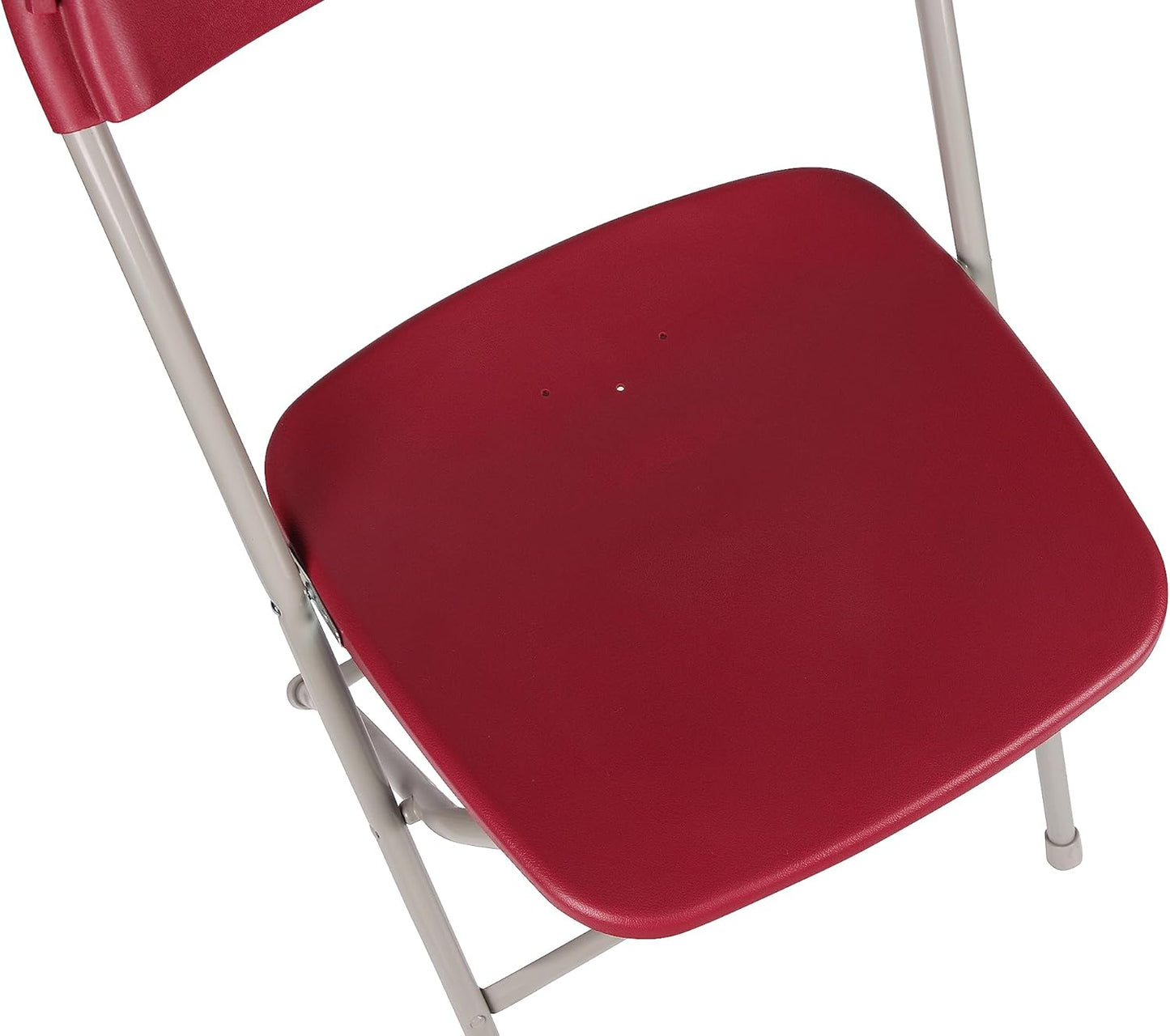 Juego de 8 sillas plegables de plástico para eventos de alta capacidad, con