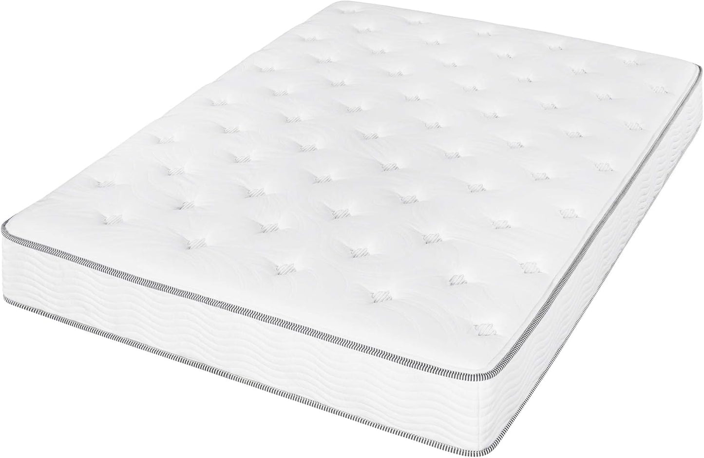 Olee Sleep Colchón individual, colchón híbrido de nube de felpa de 10 pulgadas,